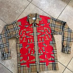 Burberry Hadford Checkered Zip-Up Jacket